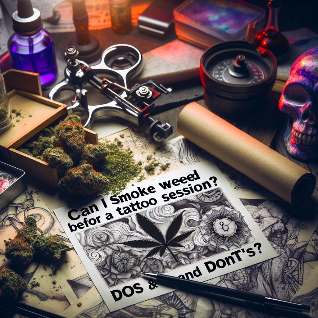Can I Smoke Weed Before a Tattoo Session? Dos and Don’ts