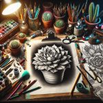 Draw a Succulent in 5 Easy Steps: Perfect for Beginners