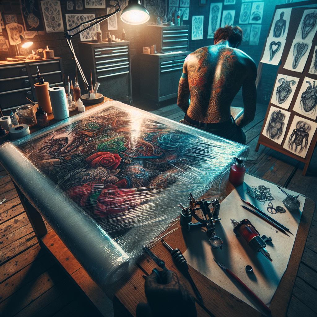 How Long Do I Keep Plastic Wrap on Tattoo? Expert Advice Here 1 How Long Do I Keep Plastic Wrap on Tattoo? Expert Advice Here