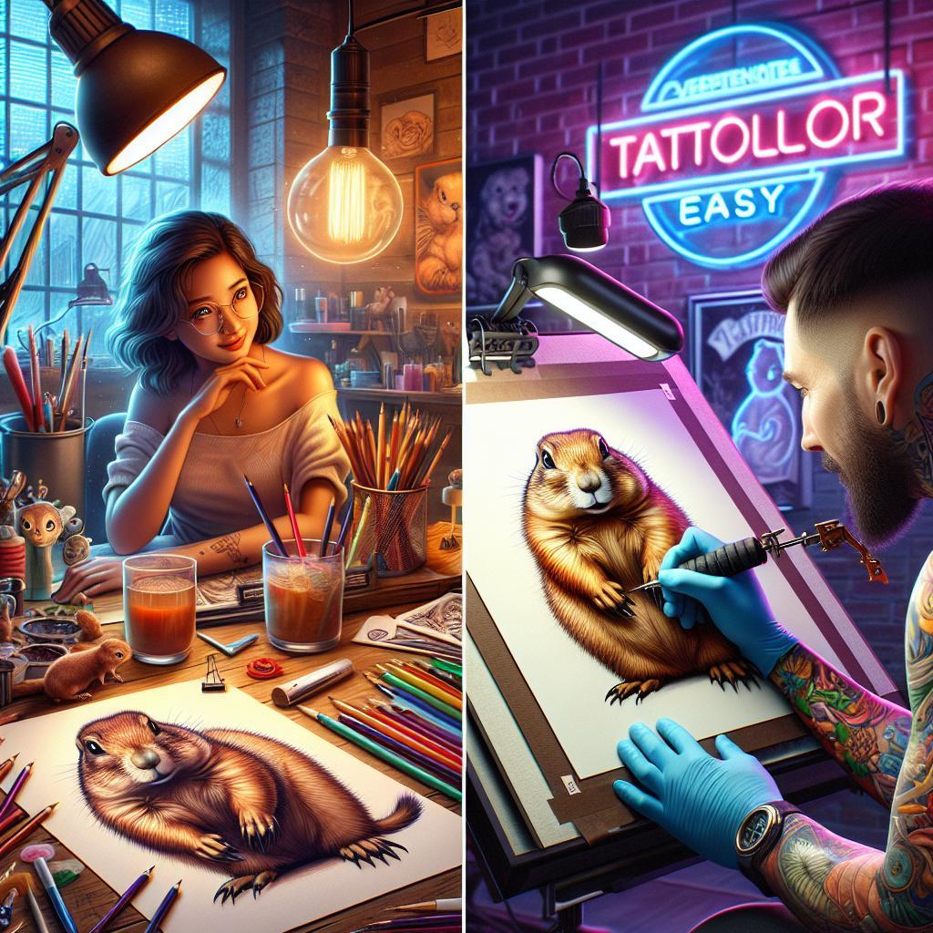 How to Draw a Prairie Dog Easily: Fun Animal Drawing Tutorial 1 How to Draw a Prairie Dog Easily: Fun Animal Drawing Tutorial