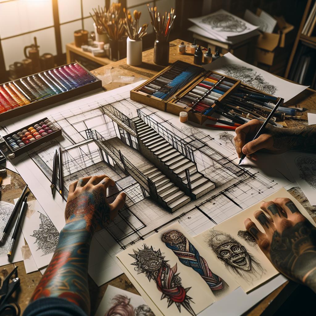 Drawing Stairs on a Floor Plan: Architectural Techniques 1 Drawing Stairs on a Floor Plan: Architectural Techniques