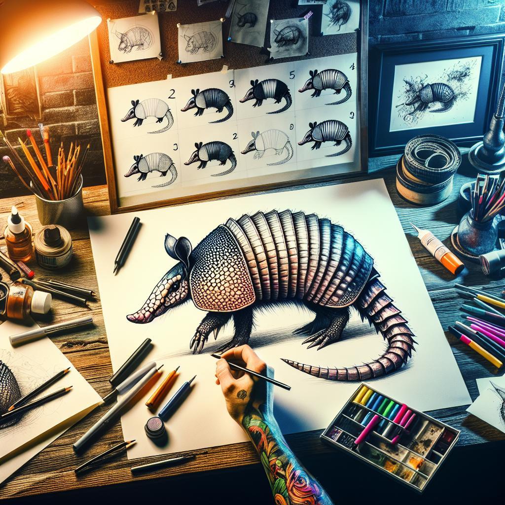 How to Draw an Armadillo: A Simple Guide for Beginners 1 How to Draw an Armadillo: A Simple Guide for Beginners