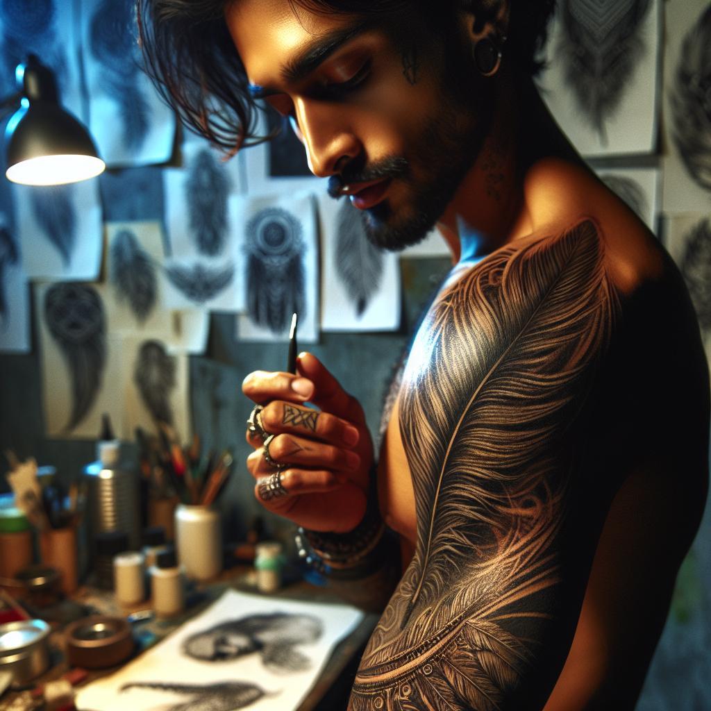 The Allure of Feather Tattoos: Discover Their True Meaning Today