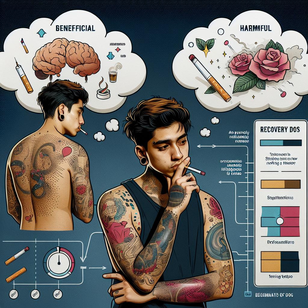 Getting a tattoo is an exciting way to express yourself, but it also comes with a crucial question: can you smoke after getting a tattoo? Recovery dos and don’ts can significantly impact how well your new ink heals, making it essential to understand how certain habits, like smoking, might affect your tattoos longevity and your skin’s recovery. In this article, we’ll dive into expert insights and practical advice that will guide you through the healing process, ensuring that your tattoo looks vibrant for years to come. So, whether youre a tattoo veteran or getting your first piece, lets explore the best practices for a smooth recovery
