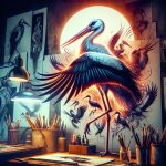 How to Draw a Stork from Different Angles: Dynamic Animal Sketches