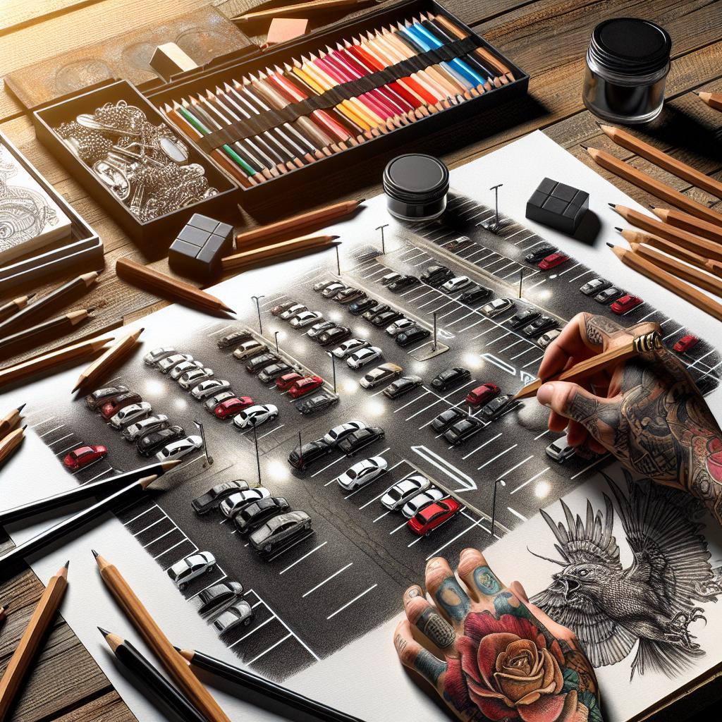 How to Draw a Parking Lot from Different Angles: Advanced Techniques