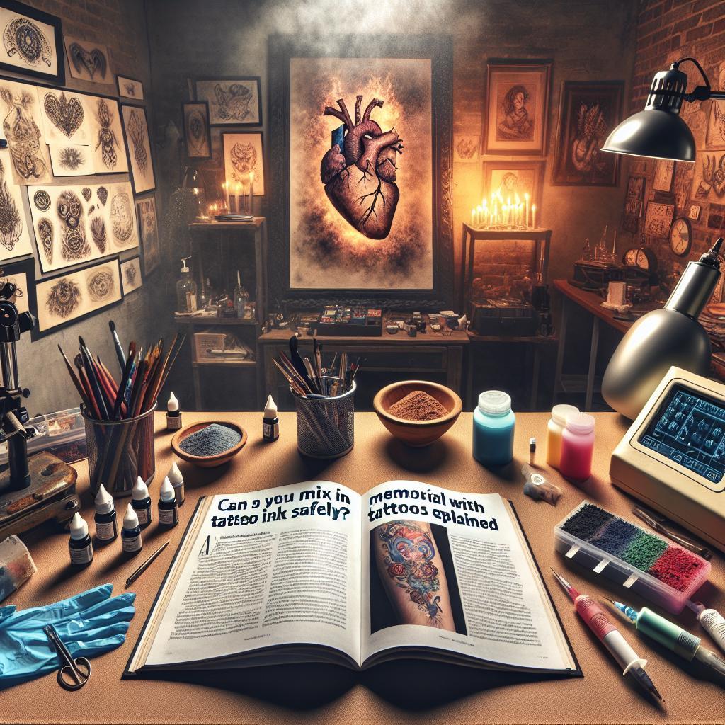 Can You Mix Ashes with Tattoo Ink Safely? Memorial Tattoos Explained