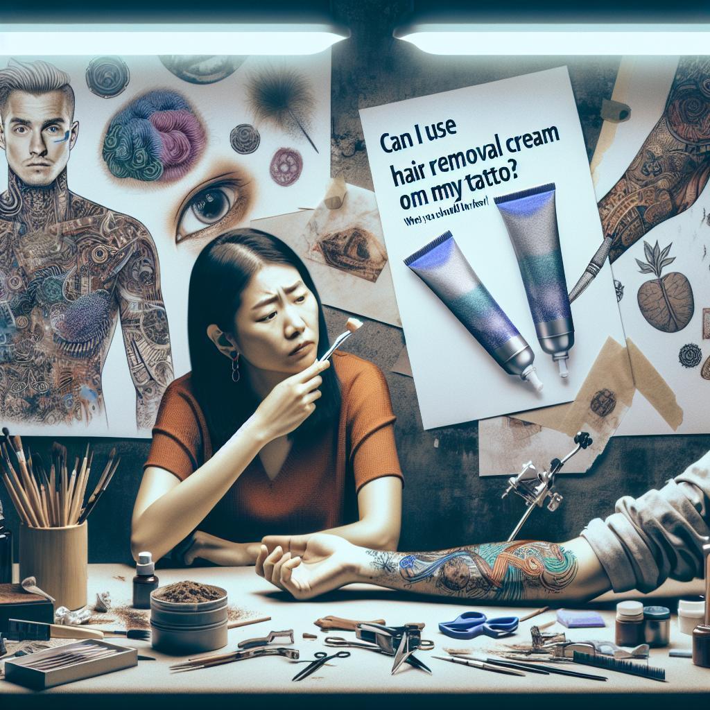 Can I Use Hair Removal Cream on My Tattoo? What You Should Know First! 1 Can I Use Hair Removal Cream on My Tattoo? What You Should Know First!