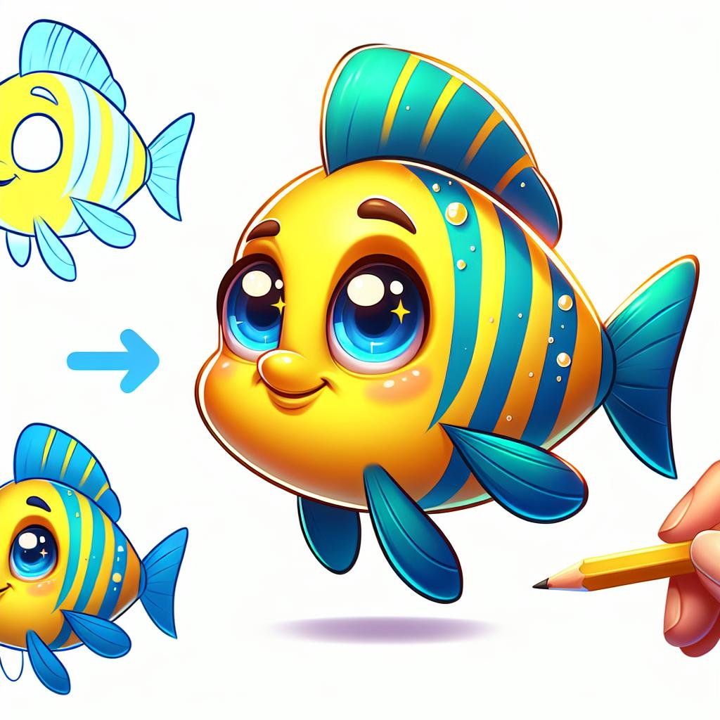 Have you ever watched Disneys The Little Mermaid and found yourself enchanted by Flounder’s vibrant personality and adorable design? If you’re looking to bring your own artistic flair to this lovable character, you’ve come to the right place! In this comprehensive step-by-step guide on how to draw Flounder from The Little Mermaid, we’ll break down the process into easy, manageable steps, ensuring that anyone—from seasoned artists to eager beginners—can follow along with confidence. Grab your pencils, and let’s dive into the magical world of underwater artistry!