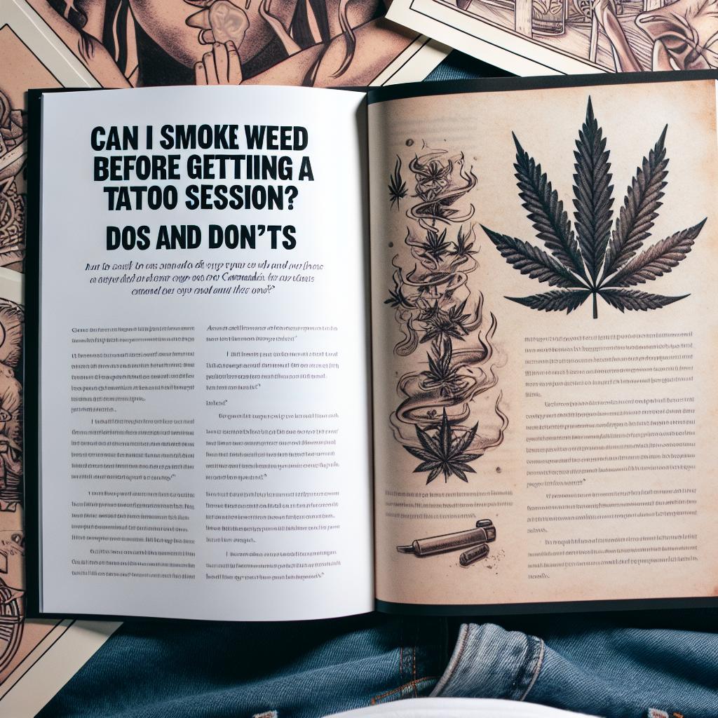 Thinking about enhancing your tattoo experience with a little green? You might be asking yourself, Can I smoke weed before a tattoo session? Dos and Don’ts. While the idea of relaxing with cannabis before getting inked can seem appealing, it’s essential to navigate this territory with care. In this article, we’ll break down the best practices and potential pitfalls, ensuring you’re well-informed and ready for your tattoo adventure. So, let’s dive in and explore how to make the most of your tattoo session—high or not!
