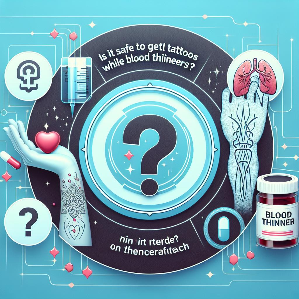 Are you considering getting a small tattoo but find yourself on blood thinners? Youre not alone—and its a question that many who are navigating their health and personal expression are asking: Small Tattoos on Blood Thinners: Is It Safe to Proceed? While tattoos can be an empowering form of self-expression, understanding the implications of blood thinners is crucial for a safe experience. In this article, well explore the important factors to consider, potential risks, and tips for ensuring your tattoo journey is both safe and enjoyable. Whether you’re a tattoo enthusiast or just starting to consider your options, we’ve got you covered