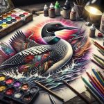 How to Draw a Loon with Different Colors for Eye-Catching Wildlife Art