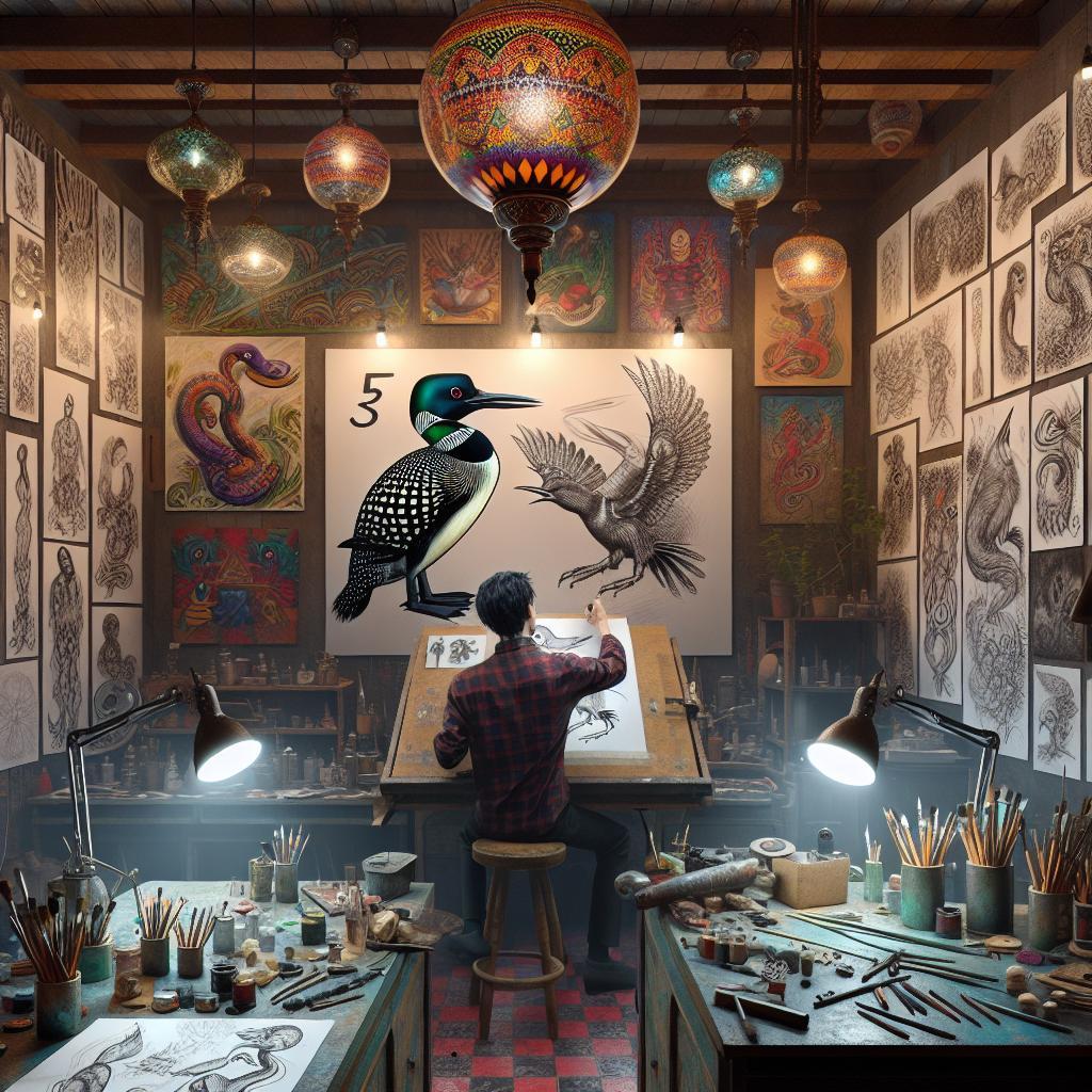 Learn How to Draw a Loon in 5 Easy Steps—Wildlife Art Tips!