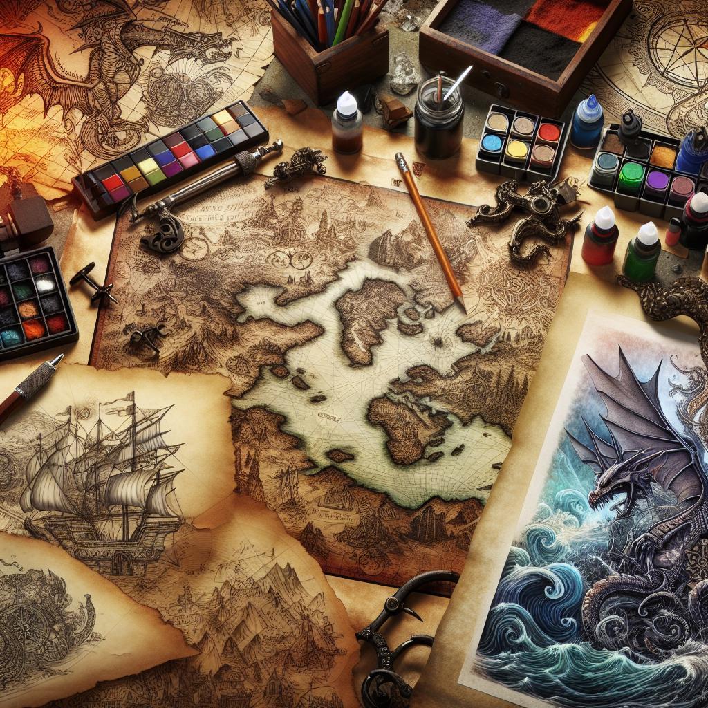 How to Draw a Fantasy Map: Create Your Own World in 5 Steps 1 How to Draw a Fantasy Map: Create Your Own World in 5 Steps