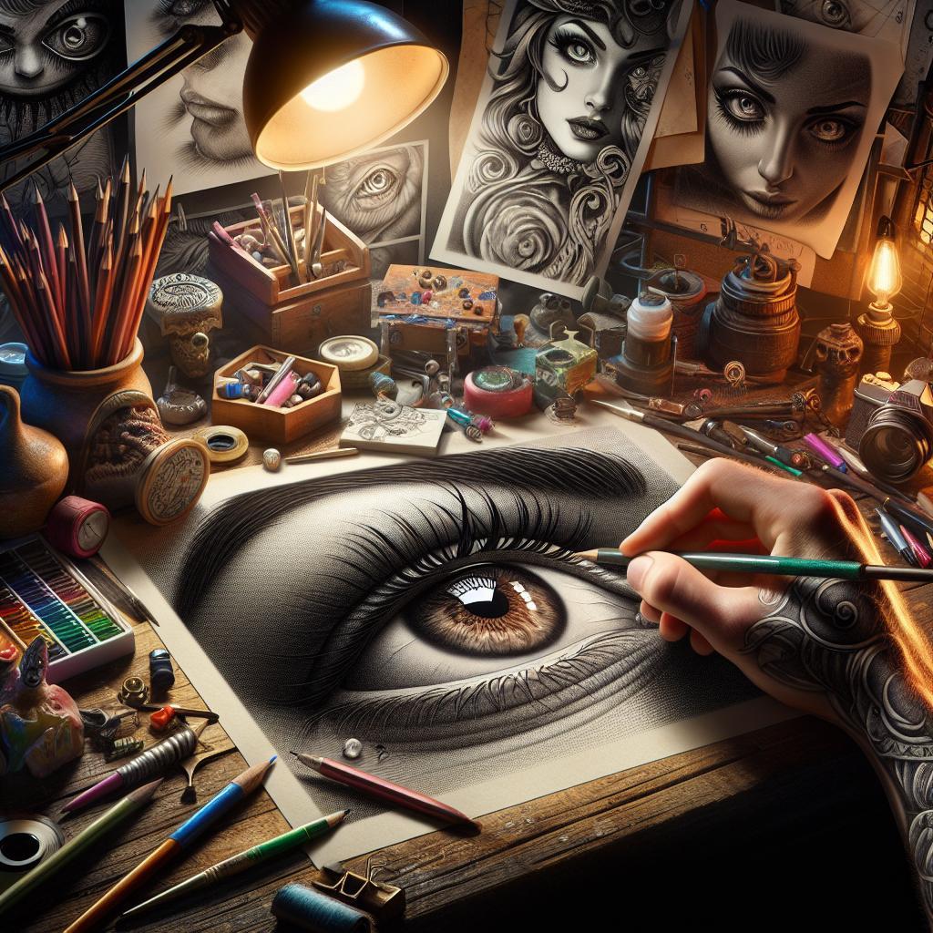 Eye Drawing Tutorial with Realistic Shading Techniques