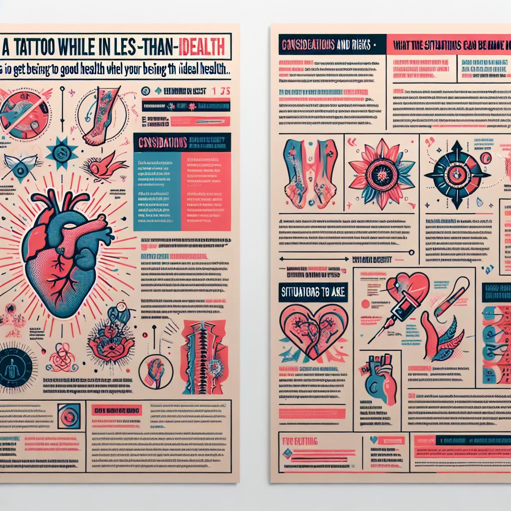 Thinking about getting a tattoo but feeling under the weather? You’re not alone in wondering, Can I get a tattoo while sick? What you need to know is crucial for anyone contemplating body art in less-than-ideal health. In this article, we’ll unpack the risks and considerations of tattooing while sick, providing you with the expert insights necessary to make an informed decision. So, whether you’re battling a mild cold or something more serious, let’s dive into what you really need to know before stepping into that tattoo parlor