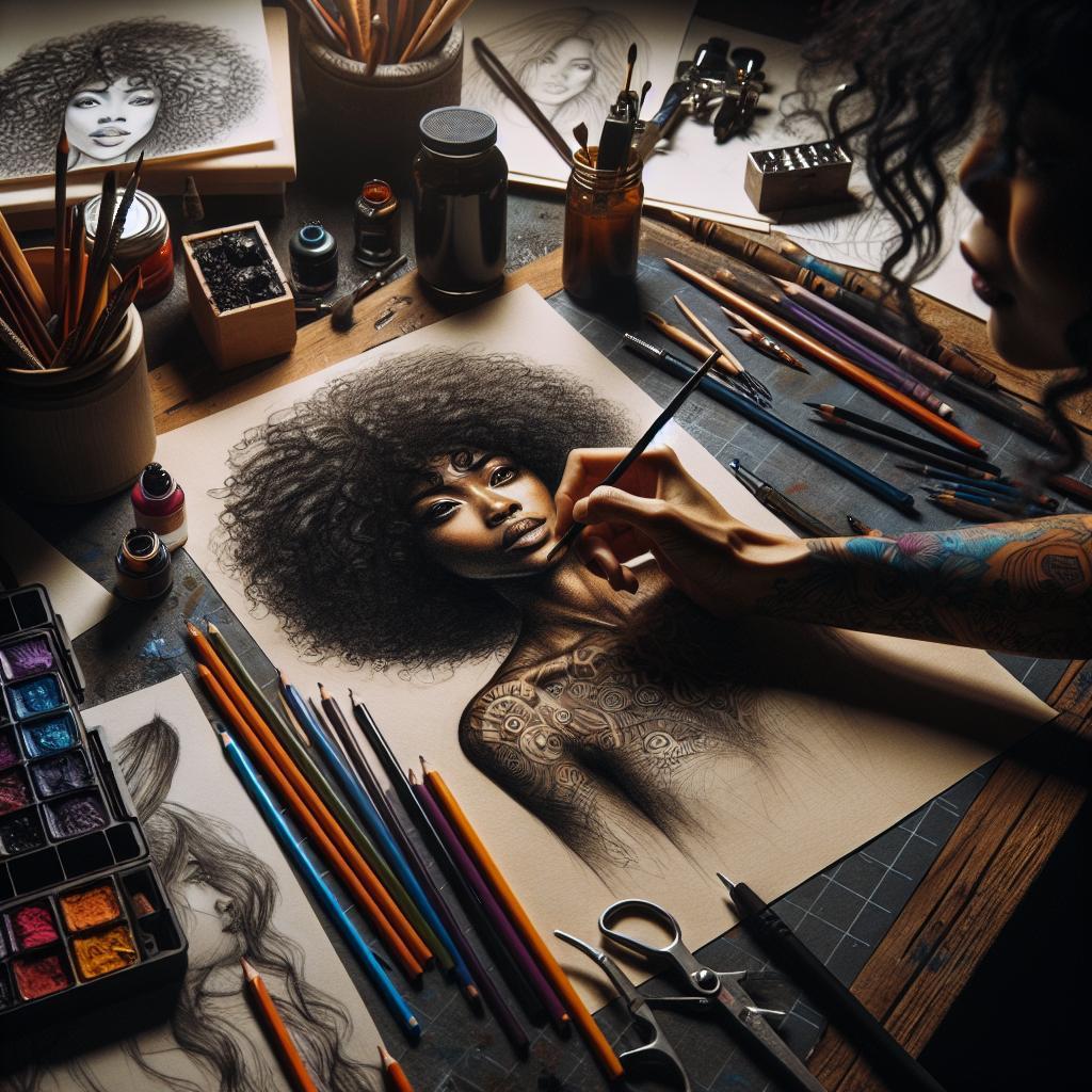 Step-by-Step Guide On How To Draw Zora Neale Hurston’s Portrait