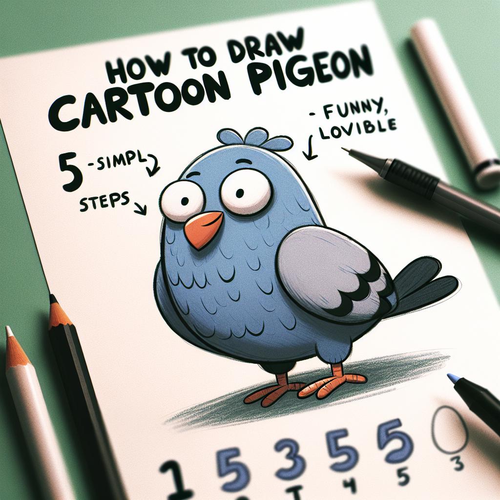 How to Draw Mo Willems’ Pigeon in 5 Simple Steps 2 Have you ever wanted to bring Mo Willems’ lovable pigeon to life on your own drawing pad? In this guide, we’ll take you through How to Draw Mo Willems’ Pigeon in 5 Simple Steps, making the process both easy and enjoyable. Whether you’re an aspiring artist or simply looking for a fun activity, these straightforward steps will have you sketching the quirky charm of Willems beloved character in no time. So grab your pencil, and let’s dive into the world of whimsical illustrations where creativity knows no bounds!