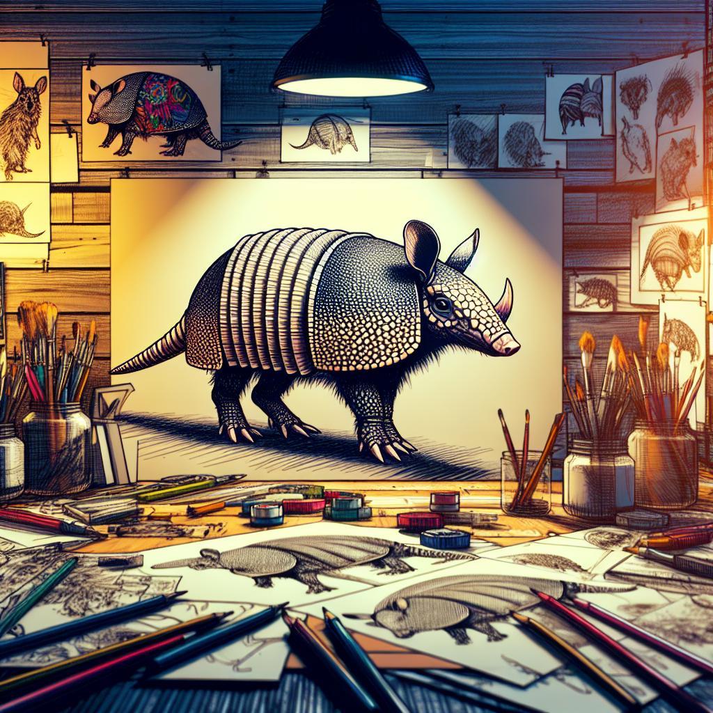 Learn How to Draw an Armadillo: Easy Steps for Beginners 1 Learn How to Draw an Armadillo: Easy Steps for Beginners