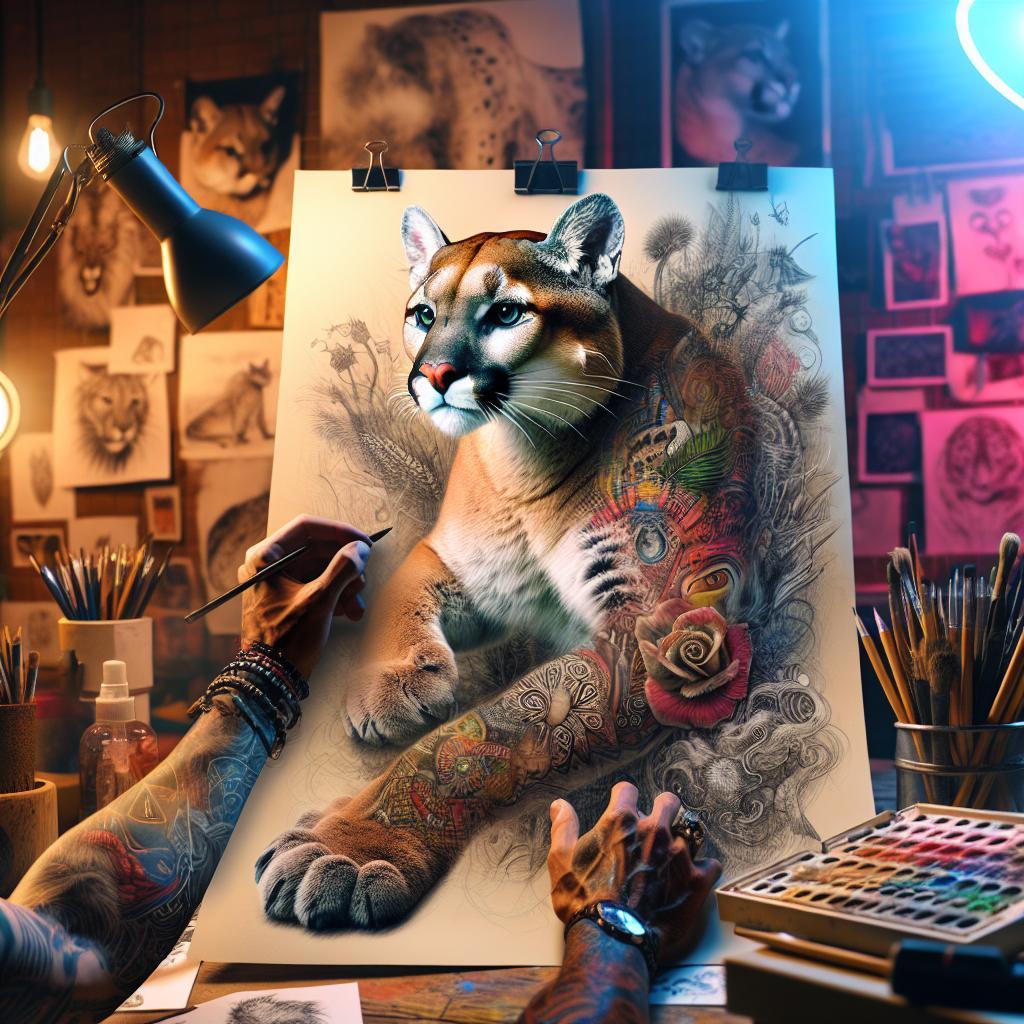 How to Draw a Cougar: A Wildlife Artist’s Guide