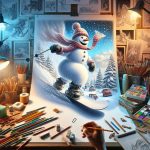 How to Draw a Snowman Snowboarding: Winter Fun in Your Sketches