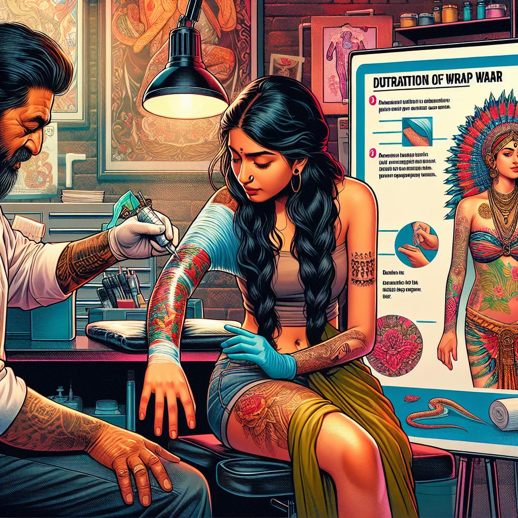 Getting a new tattoo is an exciting experience, but with that excitement comes important questions‍ about ​the healing process, including: how long to leave wrap on a new tattoo? ⁢To ensure your fresh ink heals properly while maintaining its vibrant colors, you need expert guidance on ⁣this essential topic. In this article, we’ll navigate the ‌nuances of tattoo care and provide professional insights⁣ that shed light on best practices for protecting your artwork in those ​critical first days. So, let’s⁢ dive into the expert opinions and‌ equip you with the knowledge to‍ care for your new tattoo ⁤like the masterpiece it is!