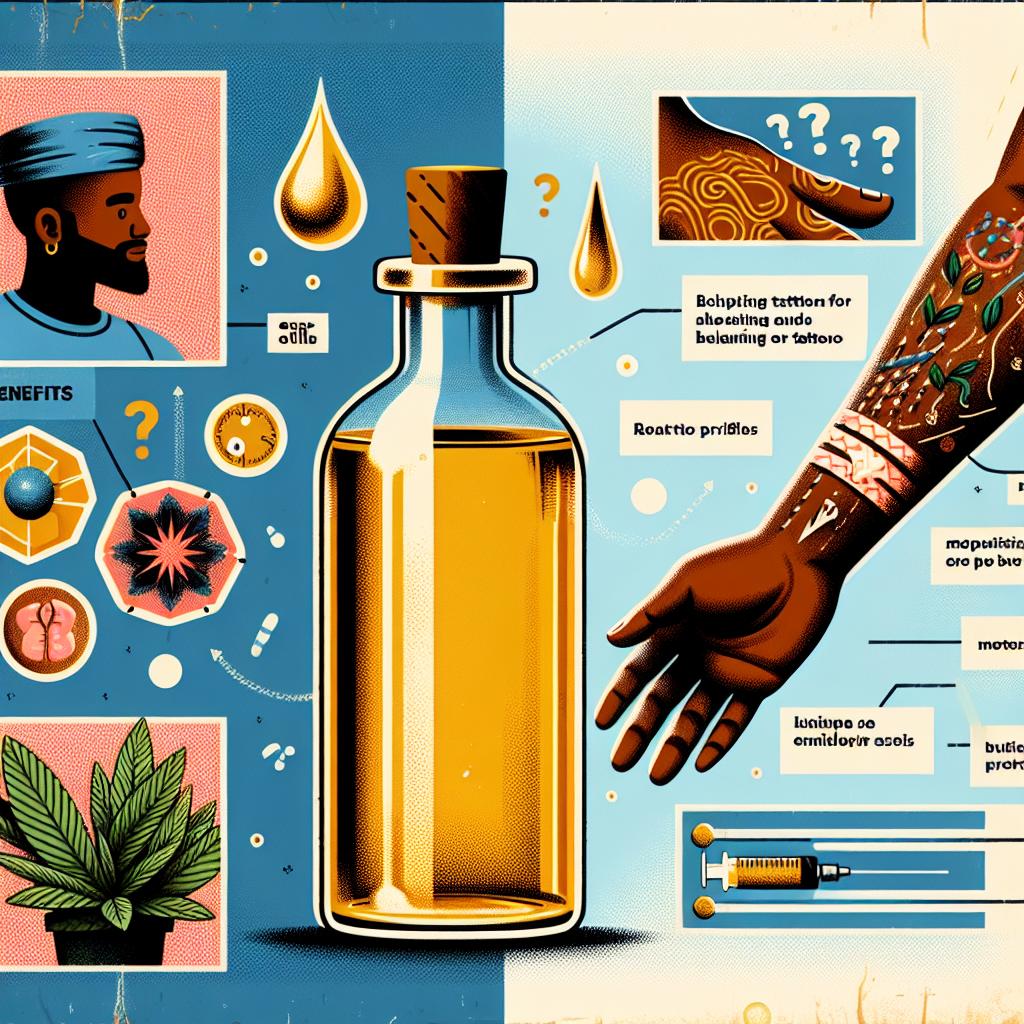 Is Castor Oil Good for Tattoos or Could It Cause Issues During Healing Periods? 2 When it comes to post-tattoo care, questions often arise about the best products to use for healing and maintenance. One popular option that frequently gets the spotlight is castor oil: is castor oil good for tattoos, or could it actually cause issues during healing periods? This thick, nutrient-rich oil is touted for its moisturizing properties, but how does it hold up against the delicate nature of fresh ink? In this article, we’ll dive into the benefits and potential pitfalls of using castor oil on your new tattoo, providing you with the expert insight you need to make an informed decision