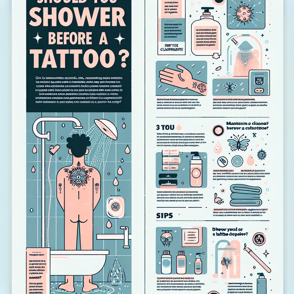 Thinking about getting a tattoo? You might be wondering, Should you shower before a tattoo? The answer isnt just a simple yes or no; its about creating the best possible conditions for your new ink. A clean canvas can significantly impact the tattooing process, ensuring a smooth session and helping to enhance the final result. In this article, well explore essential tips to prepare yourself for your tattoo appointment, promoting both hygiene and comfort so you can walk in with confidence and peace of mind