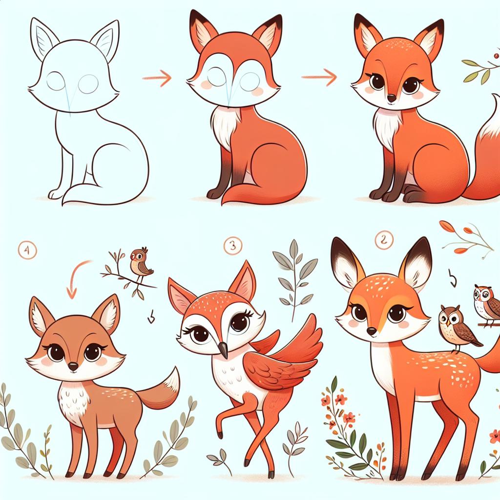 Welcome to our enjoyable tutorial on how to draw woodland creatures, designed for both kids and adults! Whether you’re a budding artist or simply looking to explore your creative side, this guide will take you step-by-step through the delightful world of forest animals. With clear instructions and helpful tips, you’ll find that capturing the charm of foxes, owls, and deer on paper is not just possible but also a great deal of fun. So grab your pencils and let’s embark on this artistic adventure together, where nature’s wonders come alive with every stroke!