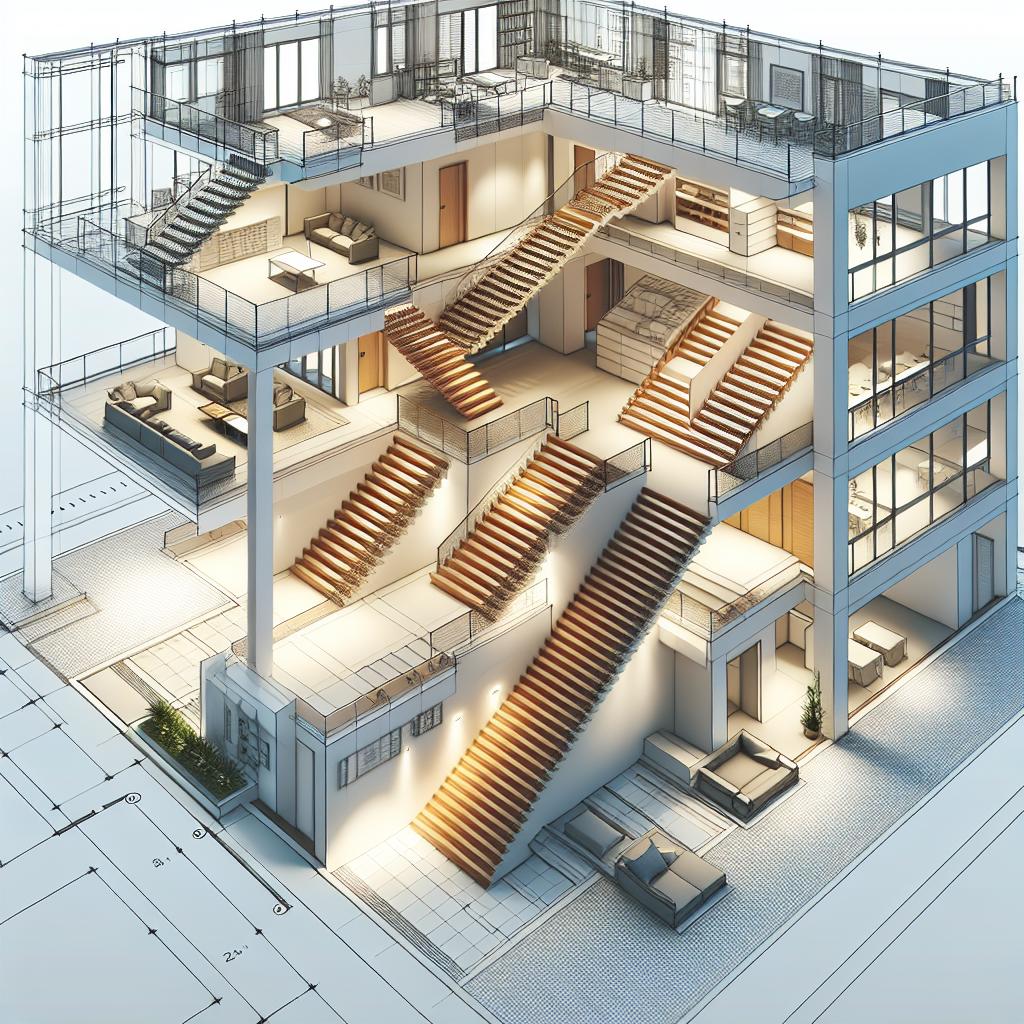 Drawing Stairs on a Floor Plan: Architectural Techniques 2 When it comes to creating effective and functional spaces in architecture, one of the crucial elements to consider is how to navigate verticality—specifically through drawing stairs on a floor plan: architectural techniques that ensure both practicality and aesthetics. Stairs are more than just a means to get from one level to another; they can be a striking design feature that shapes the flow of a space. In this article, well explore various techniques that architects employ to represent staircases in floor plans, bridging the gap between vision and reality. Whether youre a budding architect, a curious homeowner, or someone with a general interest in design, understanding how to effectively illustrate stairs can elevate your design game and enhance your overall spatial planning