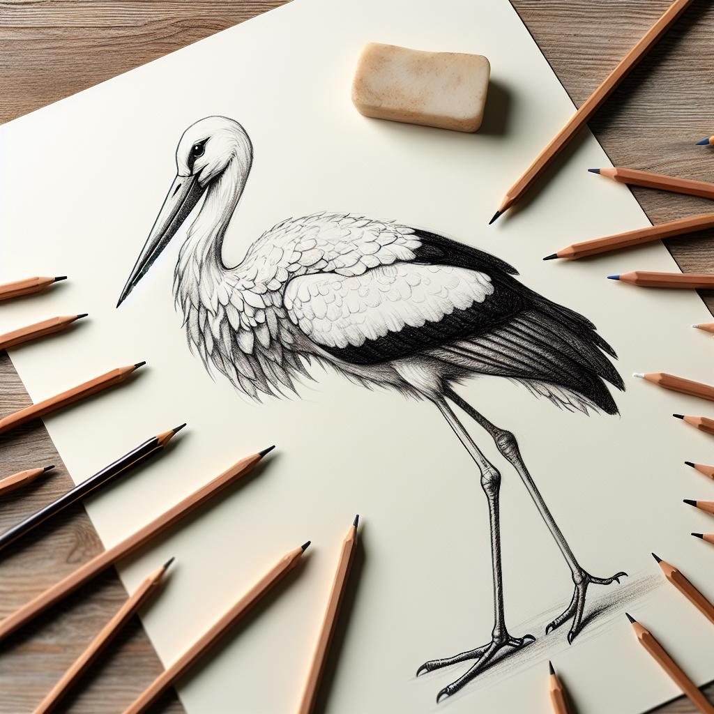 Have you ever wanted to bring the elegance of a stork to life on paper? Youre in the right place! In this guide, youll learn how to draw a stork in just a few simple steps, transforming a blank canvas into a beautiful depiction of this majestic bird. With a few straightforward techniques and some easy-to-follow instructions, youll be amazed at how quickly you can master this skill. So, grab your pencil and let’s dive into the world of stork artistry together!