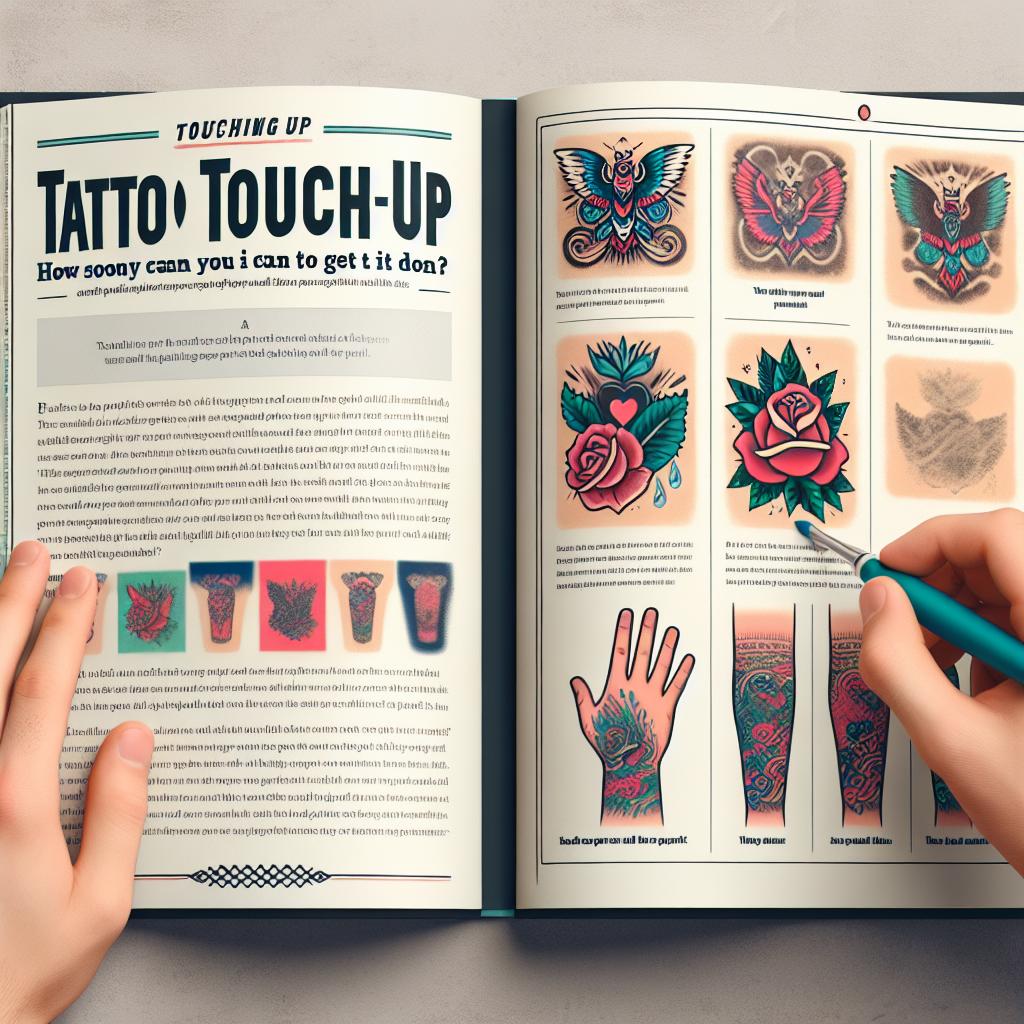 Has your tattoo lost some of its initial vibrancy, leaving you wondering about the best time to refresh it? In this guide on Touching Up Tattoos: How Soon Can You Get It Done?, we’ll explore the ins and outs of the tattoo touch-up process, ensuring you can restore your ink to its former glory without delay. Whether it’s a faded design or a desire for a new flair, understanding when and how to touch up your tattoos is essential for maintaining their beauty. Join us as we dive into expert insights and practical tips that will help you make informed decisions about your body art