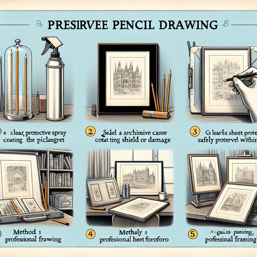 Are you tired of watching your beautiful pencil drawings fade or smudge over time? If you’re looking to seal your pencil drawings and ensure their longevity, you’re in the right place. In this article, we’ll explore five proven methods that not only protect your artwork but also enhance its appearance, allowing you to enjoy your creations for years to come. Get ready to unlock the secrets of preserving your art with confidence and expertise!