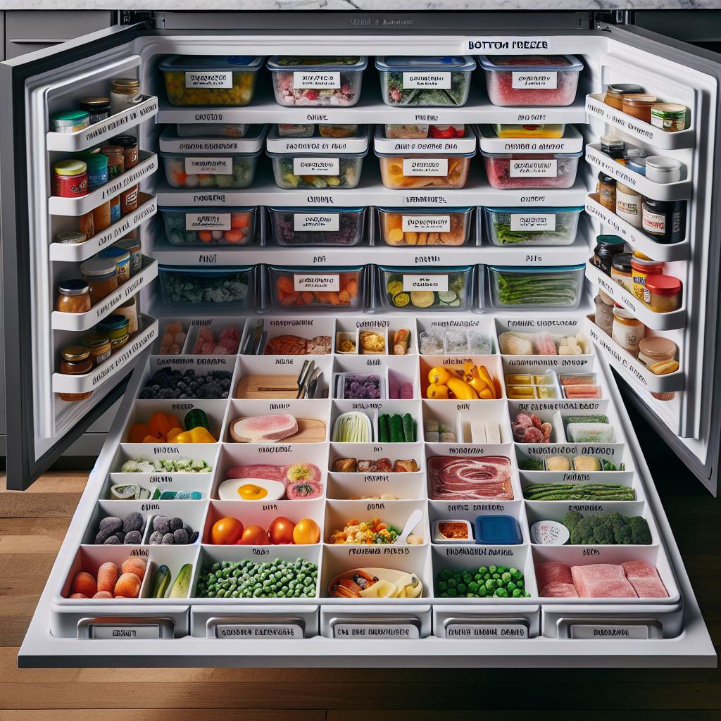 Are you tired of rummaging through a cluttered bottom freezer drawer, only to find that elusive bag of frozen peas hiding beneath a mountain of forgotten leftovers? In Organize Bottom Freezer Drawer: Space-Saving Hacks You’ll Love!, we’ll share insightful tips and clever strategies that will transform your freezer into an organized oasis of efficiency. Whether you’re a meal prep enthusiast or just looking to reclaim some much-needed space, our expert hacks will help you maximize every inch while making it easier to find what you need. Get ready to take control of your freezer like never before!