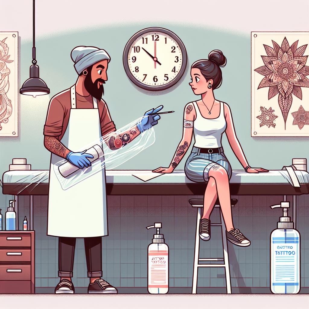 Plastic Wrap on New Tattoos: How Long Should You Keep It On? 2 Plastic Wrap on New Tattoos: How Long Should You Keep It On?