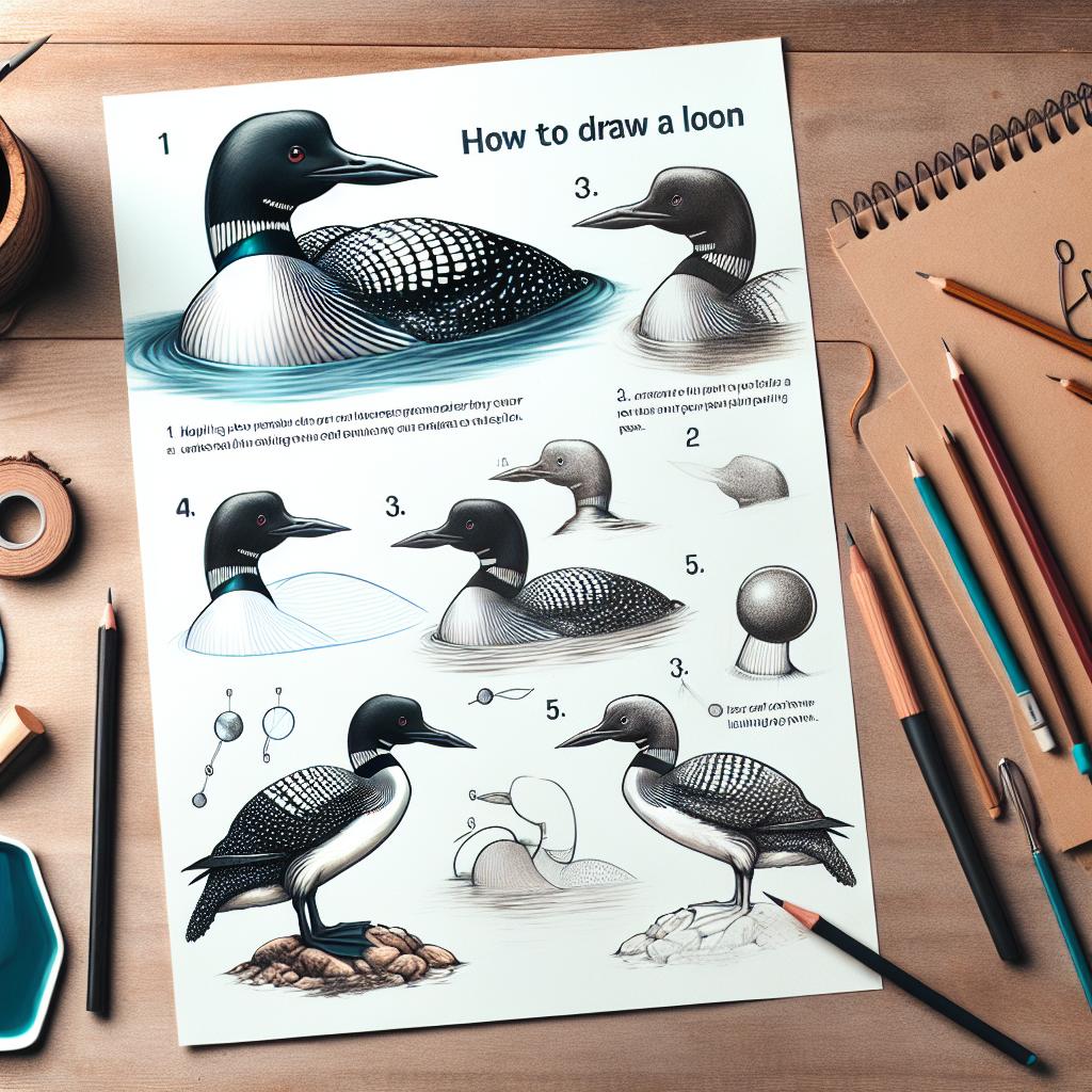 Are you ready to unleash your ⁤inner⁣ artist? In this guide, we’ll explore how to⁤ draw ⁤a loon ‌in 5⁤ easy steps, equipping ⁤you with‍ essential wildlife ⁤art tips‌ that make the process ⁤enjoyable and ⁤straightforward. Whether ⁢you’re a ‍seasoned artist or just starting,‌ these⁤ clear ⁤instructions will help⁤ you capture⁤ the serene beauty ⁣of this remarkable bird. ⁢So grab ⁢your sketchbook, and let’s dive into the fascinating world of loon drawing!