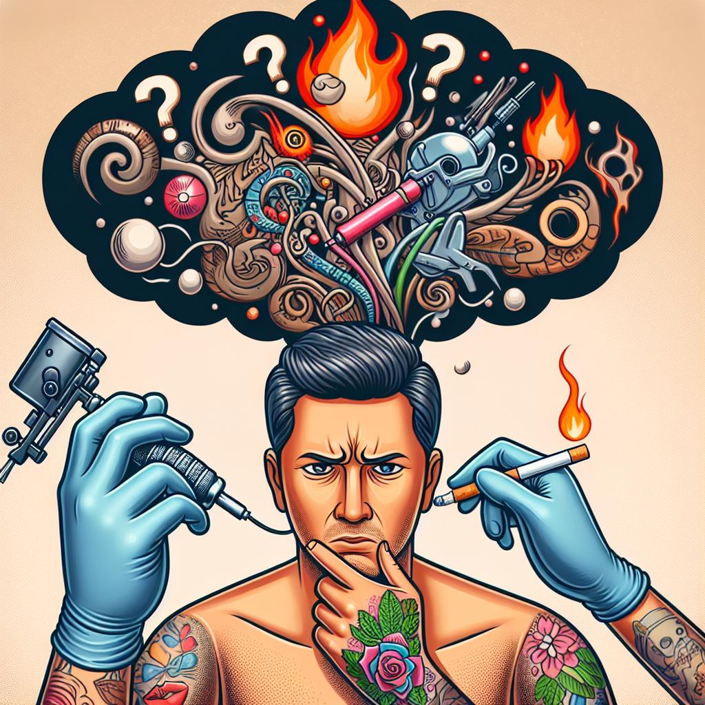 As you consider your next tattoo, you might find yourself wondering, Smoking before a tattoo: is it really OK or risky? It’s a question that blends personal habits with the intricate art of body ink, and the answers may surprise you. While many might not think twice about lighting up before their big appointment, there are significant factors to consider that could impact your tattoo experience and the final result. In this article, well delve into the relationship between smoking and tattooing, helping you make an informed decision that could set the tone for your artistic journey