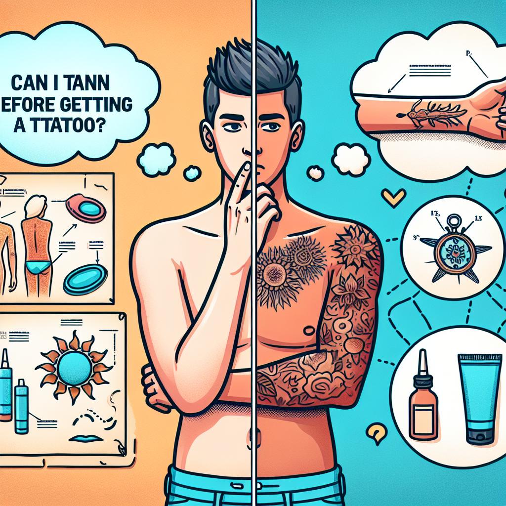 Thinking about getting a tattoo and wondering, Can I tan before a tattoo? You’re not alone. Many soon-to-be ink enthusiasts are curious about how tanning can impact the vibrant skin art they’re about to embrace. While sun-kissed skin often sounds appealing, it’s essential to understand the potential effects on your tattoo’s longevity and appearance. In this article, we’ll dive into the relationship between tanning and tattooing, helping you make informed decisions that ensure your body art looks its very best for years to come