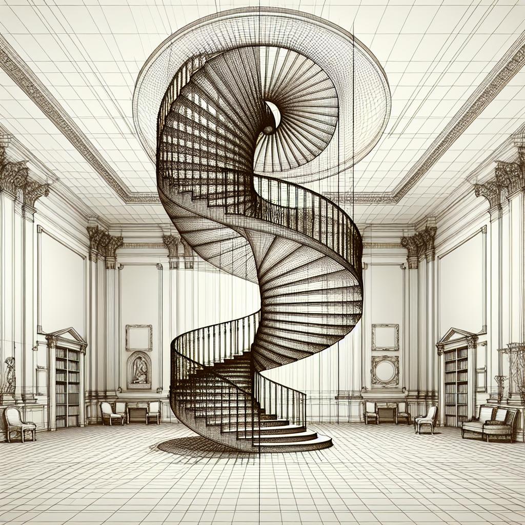 Drawing spiral staircases with accurate proportions might seem like a daunting task, but it’s a skill that can be mastered with the right techniques and a bit of practice. Whether you’re an aspiring architect, a seasoned designer, or simply someone who wants to add a touch of elegance to their sketches, this guide will equip you with the tools and knowledge to create stunning, proportionally accurate spiral staircases. Let’s unravel the principles that underpin this artistic endeavor, transforming complexity into clarity so you can confidently bring your visions to life. Ready to take your drawing skills to new heights?