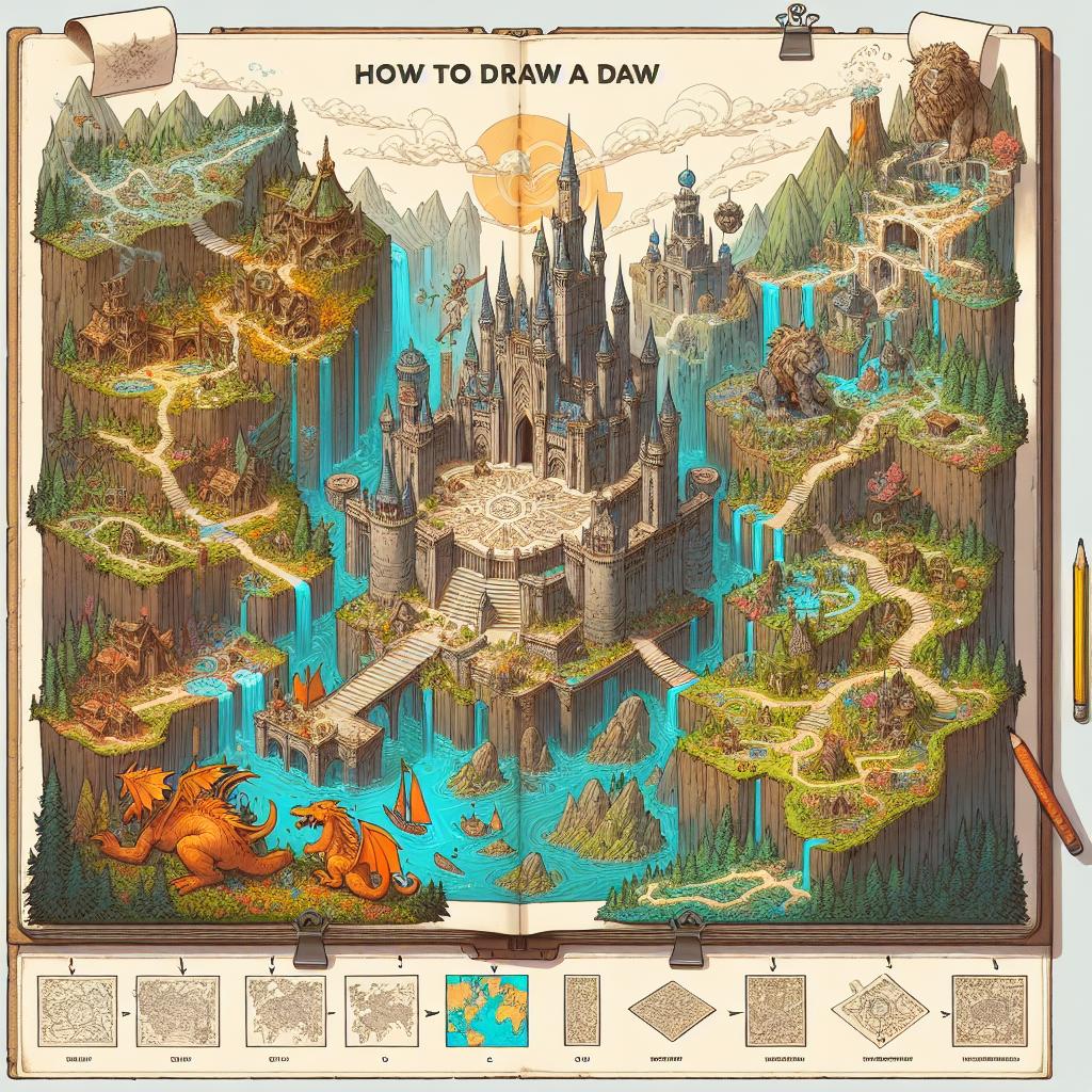 Are you ready to unleash your imagination and transport yourself to uncharted realms? In this comprehensive guide on how to draw a fantasy map, well walk you through each step, providing artists of all levels the tools and techniques to bring their visionary landscapes to life. Whether youre sketching a mystical kingdom, a hidden dungeon, or a sprawling wilderness, this step-by-step approach will enhance your artistic skills while ensuring your creations feel both vibrant and believable. So grab your pencils and paper—adventure awaits as we embark on this creative journey together!