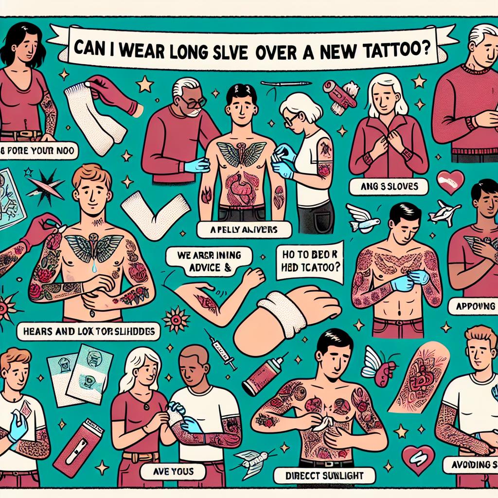 Getting a new tattoo is an exciting experience, but many people wonder, Can I wear long sleeves over a new tattoo? Healing advice is essential to ensure your ink not only looks great but heals properly, too. If you’re eager to show off your fresh art while also protecting it from the elements (and your wardrobe), you’re in the right place. Let’s dive into the best practices for caring for your new ink, so you can confidently navigate your wardrobe choices during the healing process
