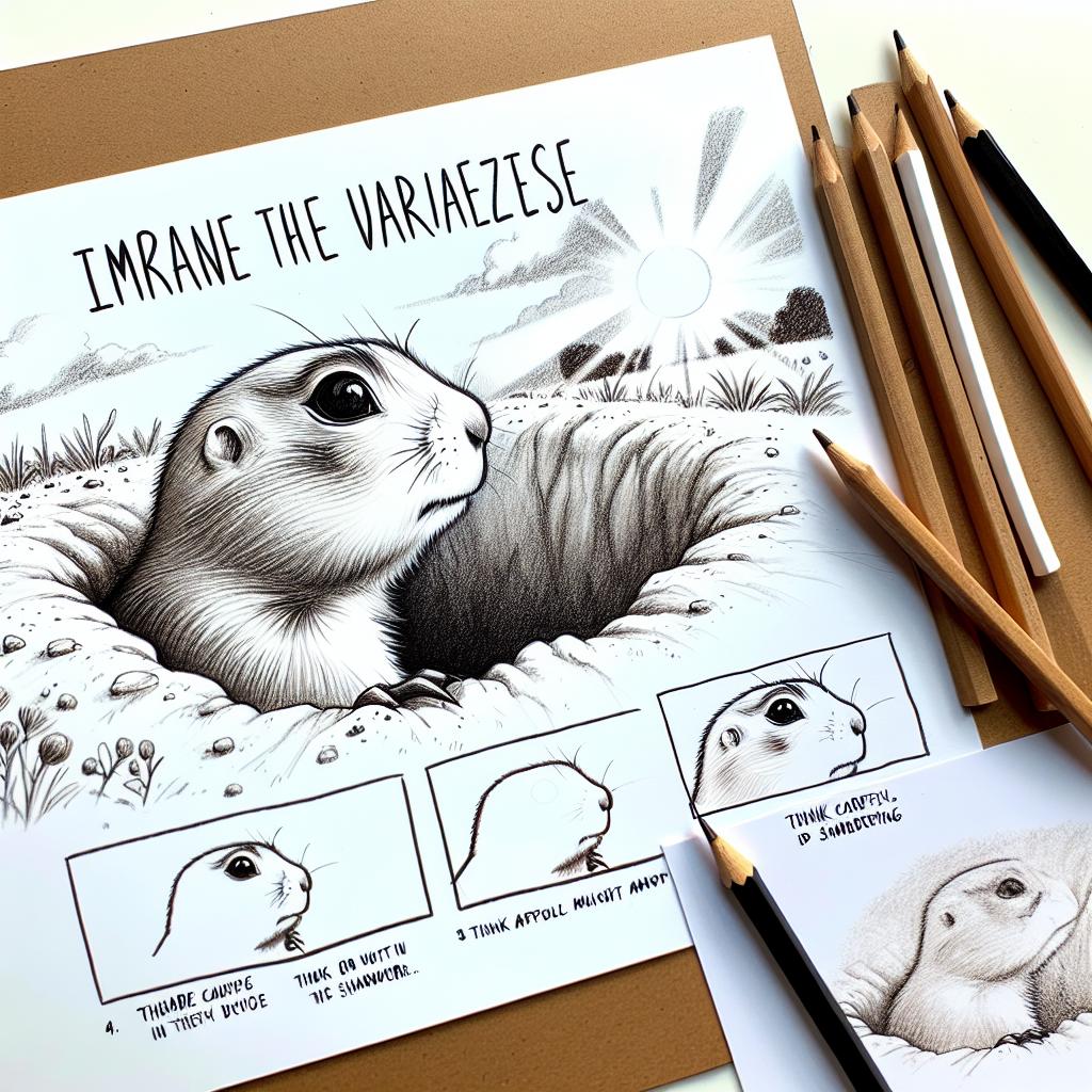 How to Draw a Prairie Dog Easily: Fun Animal Drawing Tutorial 2 Have you ever watched a prairie dog peek out of its burrow and thought, “I’d love to capture that cute little critter on paper?” In our guide on how to draw a prairie dog easily, we’ll unlock the secrets to illustrating this charming animal with confidence and creativity. Whether you’re a seasoned artist or just starting out, this fun animal drawing tutorial will provide you with simple, step-by-step instructions that make the process enjoyable and approachable. Get ready to unleash your inner artist and bring these delightful creatures to life!